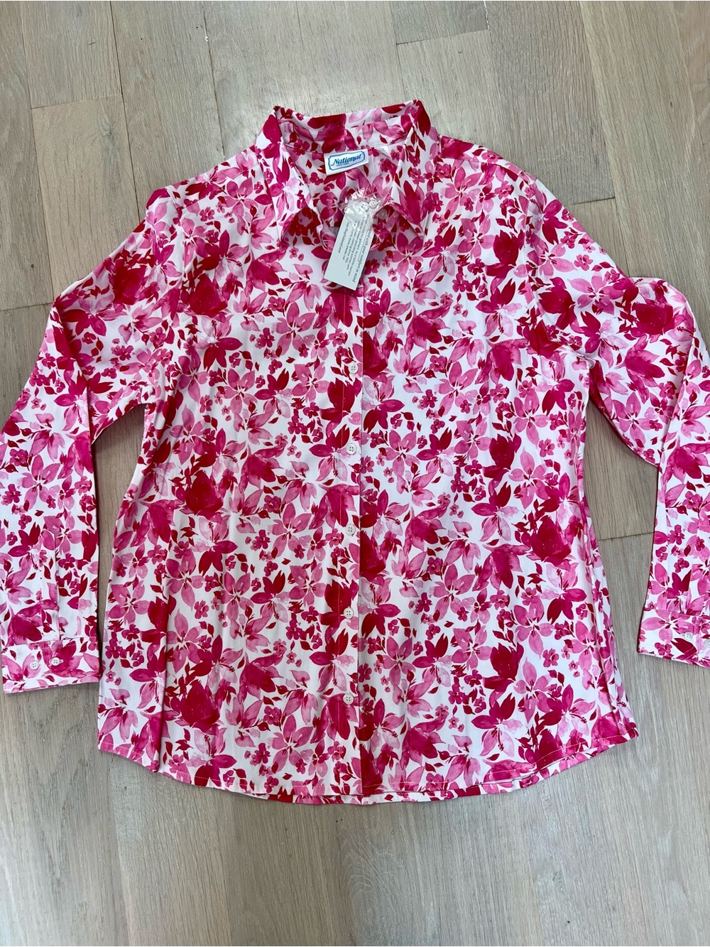 NWT Vintage National Since 1952 Women’s button-down Size xl